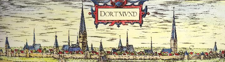 historische Stadtansicht von Dortmund